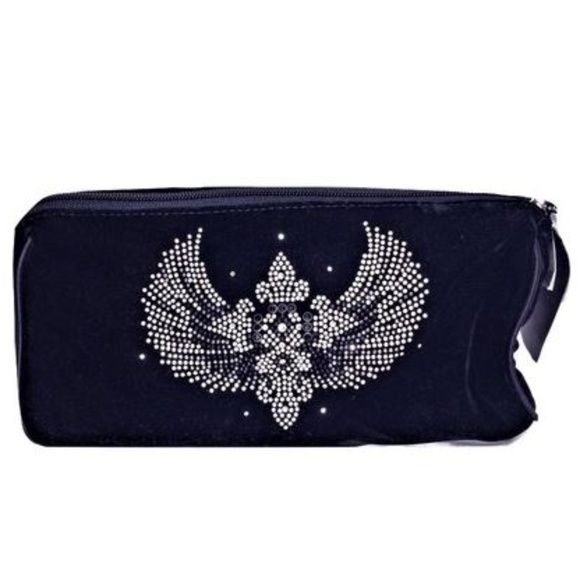 Christine Alexander Handbags - CHRISTINE ALEXANDER ANGEL WINGS BLING MAKEUP BAG